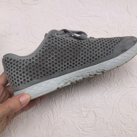 NOBULL Gray Suede Women's Lace Up Trainer Sneaker Shoes - Picture 3 of 6